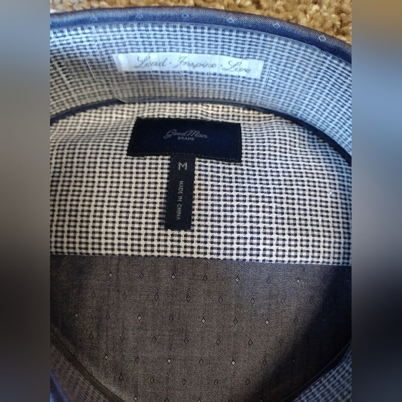 Good Man Brand Long Sleeve Button Down Shirt NWT - Picture 4 of 7